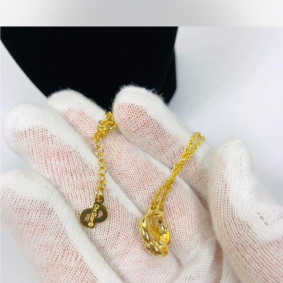 🔥Like New Dior encrusted logo necklace full inclusion🔥 - Picture 5 of 11